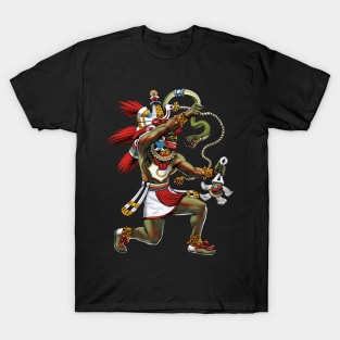 Aztec Serpent God Quetzalcoatl T-Shirt